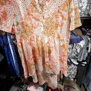 Cato Multicolor Floral Blouse